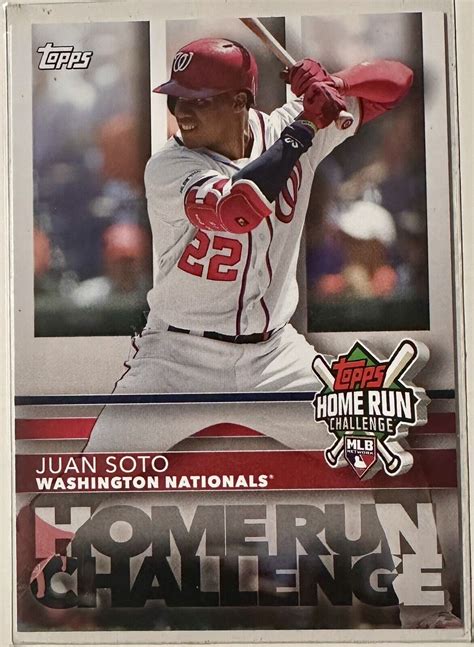 Topps Home Run Challenge Juan Soto Hrc Washington Nationals Ebay