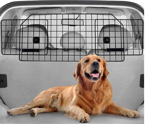 Rabbitgoo Dog Car Barrier For Suvs Adjustable Large Pet Barriers