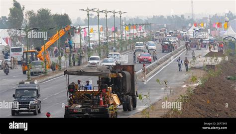 GURDASPUR INDIA NOVEMBER 8 Preparations Underway At Dera Baba Nanak