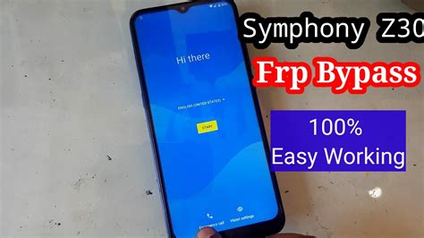 Symphony Z30 Google Account Bypass Frp Bypass Only 2 Minute Without Pc