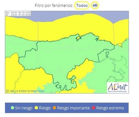 Cantabria Este Martes En Riesgo Por Fuerte Oleaje