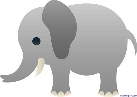 Grey Elephant Clipart Clip Art Library