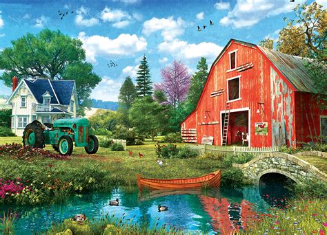 Puzzle La Grange Rouge Eurographics Pi Ces Puzzles