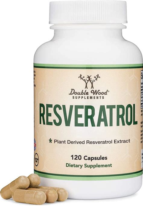 Buy Resveratrol Supplement 500mg Per Serving 120 Capsules Natural