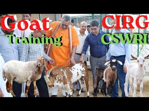 nlm Goat Farming Training कह स कर CIRG CSWRI स टरनग कब हग