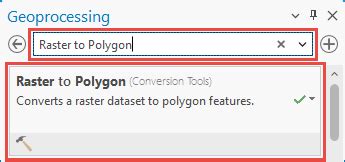 How To Convert A Floating Type Raster To A Polygon Feature Class And