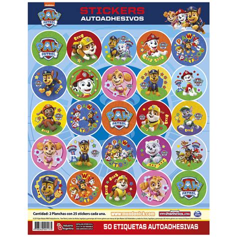 Stickers Paw Patrol X Comprar En Cotill N Amorosi