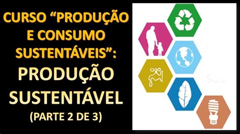 Produ O Sustent Vel Curso Produ O E Consumo Sustent Veis Aula