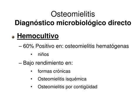 Ppt Diagn Stico Microbiol Gico De Las Infecciones Osteoarticulares