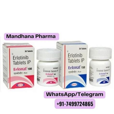 Erlotinib Tablets IP 100 Mg At Rs 9990 Bottle In Nagpur ID