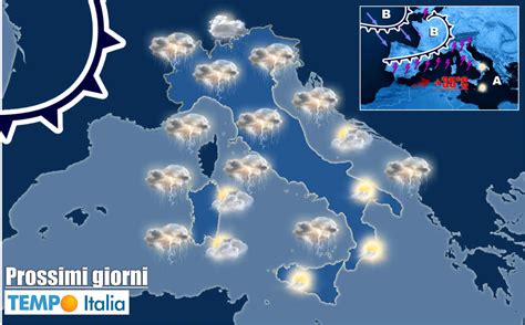 Italia Meteo Con Temporali Tropicali Nubifragi Poi Forte Burrasca