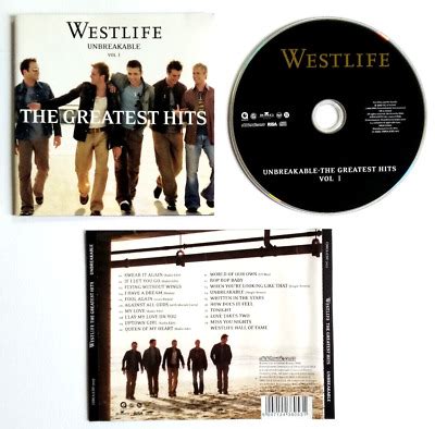 Cd Westlife Unbreakable The Greatest Hits Vol South Africa Compact