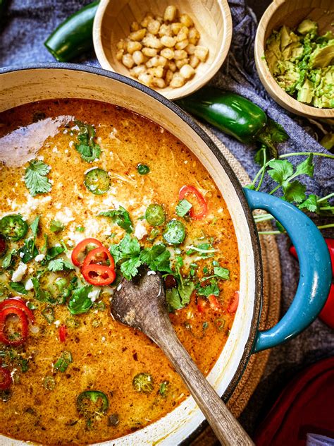 Blonde Chili Poblano Blanco with Crispy Hominy - Open Plate Anthropology