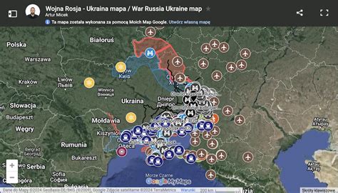 Mapa Linii Frontu W Wojnie Ukrainy Z Rosj E Ukraina Pl