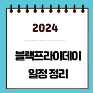 블랙프라이데이 2024 뜻 기간 및 무신사의 특별한 세일 정보