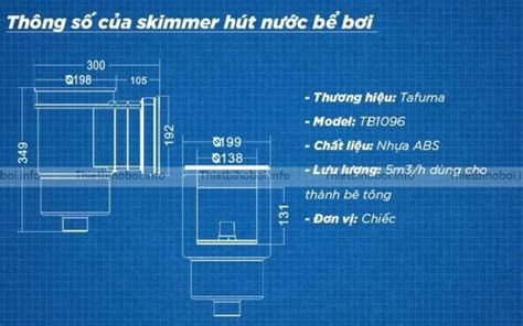 Skimmer Hút Nước Mặt Bể Bơi Tb1096 Phân Phối Chính Hãng Tại Tafuma