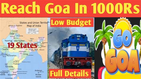 How To Reach Goa 1000 How To Reach Goa By Train Goa Vlog YouTube