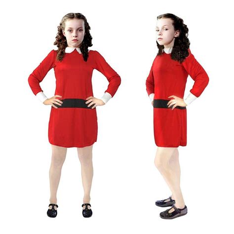 Girls Chocolate Factory Brat Veruca Salt World Book Day Fancy Dress