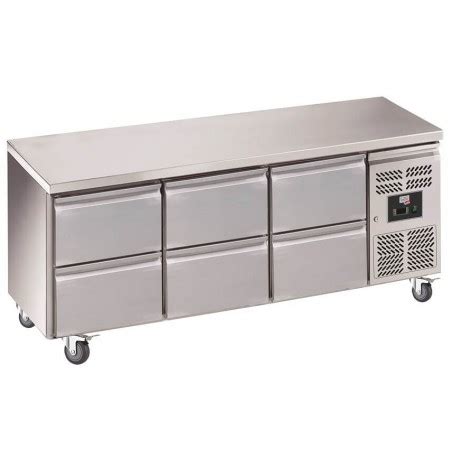 Table R Frig R E Centrale Inox Tiroirs Chr Market Chr Market