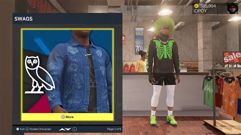 Nba 2k23 New Clothes In Swags Ovo Short Shorts Helmets And More Youtube