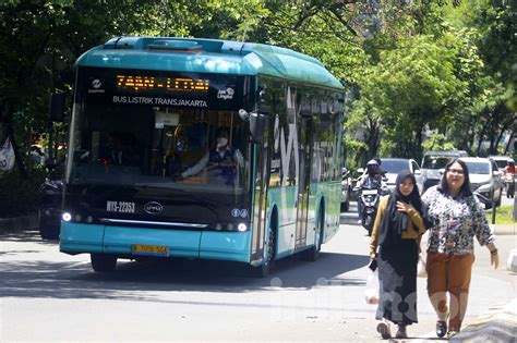 Foto Rencana Transjakarta Tambah 200 Armada Bus Listrik Tahun Ini