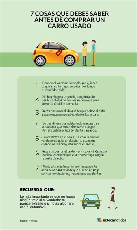 Consejos Para Comprar Un Coche Usado Lo Que Debes Saber