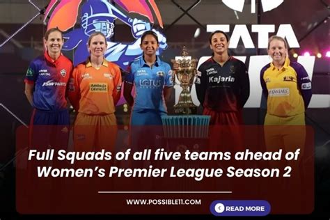 Full Squads Of All Five Teams Ahead Of Womens Premier League Season 2