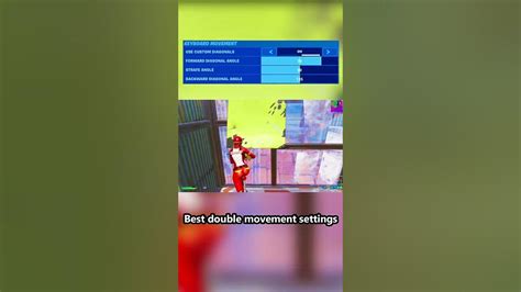 New Best Double Movement Settings In Fortnite Pc And Console Youtube