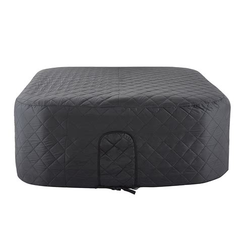 RELXTIME Outdoor Insulated Inflatable Hot Tub Cover, 73 inch Square, Weather-Resistant ...