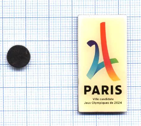 Rare Pins MagnÉtique Jo Paris 2024 Ville Candidate Jeux Olympiques