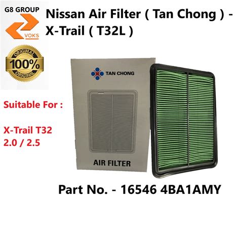 Nissan Air Filter Tan Chong X Trail T L Ba Amy