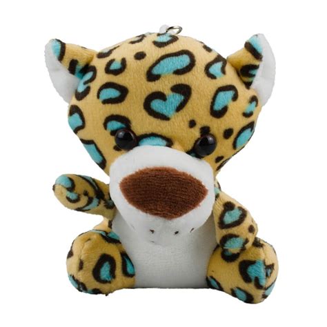 Chaveiro Leopardo Safari 12cm Pelúcia YWBL 005 FM