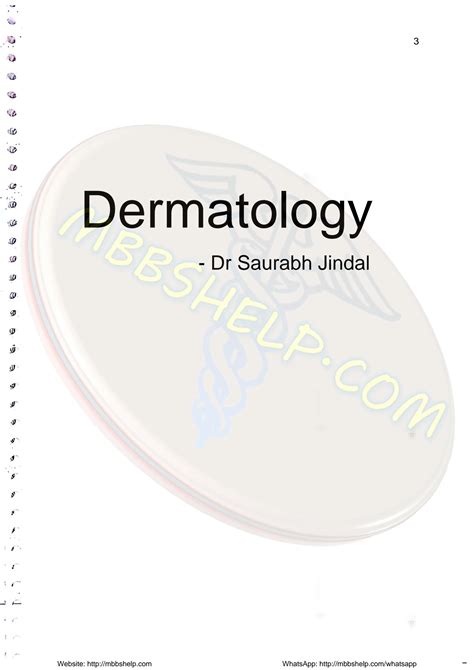 Solution Dermatology Handwritten Notes Pdf Studypool