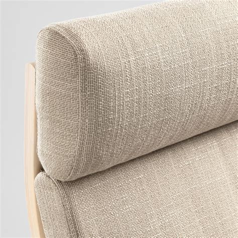 PoÄng Armchair Birch Veneerhillared Beige Ikea