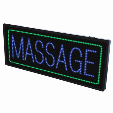 Berkeley Beauty Company Inc 2 In 1 Led Sign Massage With Frame Led