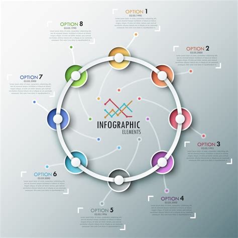 Plantilla De Proceso De Infografía Moderna Vector Premium