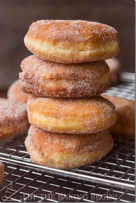 Simple Sugar Coated Doughnuts Let The Baking Begin