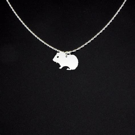 Guinea Pig Necklace Guinea Pig Jewelry Guinea Pig T