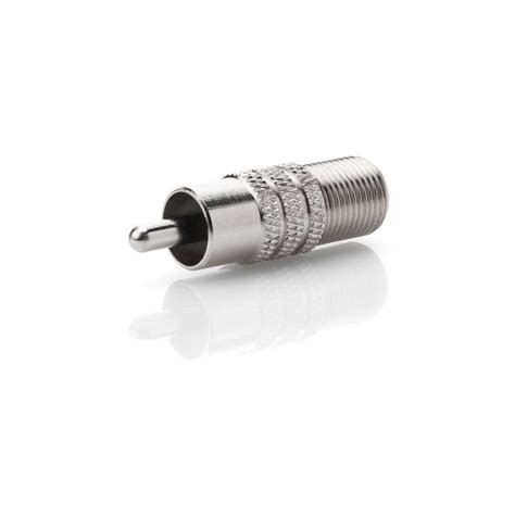 CE TECH Coaxial Cable to RCA Adapter - Black-280757 - The Home Depot