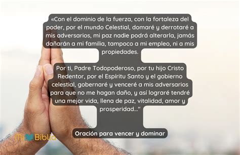 Oración para Vencer y Dominar INFALIBLE Mi Biblia