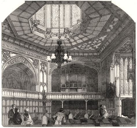 The Chapel Royal, Windsor Castle by The Illustrated London News: (1854 ...