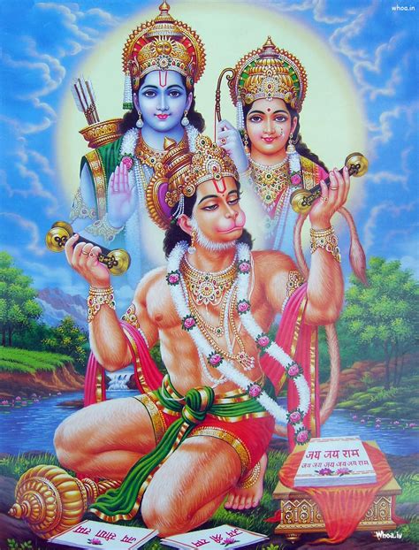 Download Lord Hanuman Photo Jai Shri Ram Wallpaper - Hanuman Rama And Sita - 1218x1600 ...