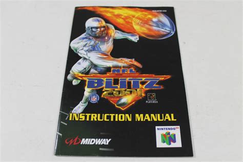 Manual - Nfl Blitz 2001 - Nintendo N64-N64_NFL_BLITZ_2001_M