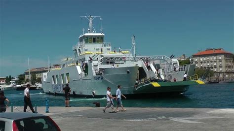 Supetar Ferry Arrives In Zadar From Brbinj Dugi Otok Youtube