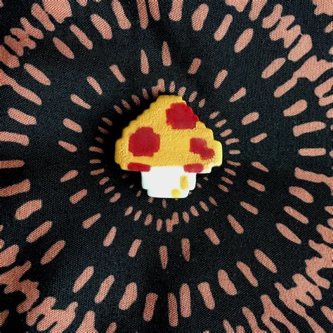 Mushroom 8-bit Nintendo Super Mario Bros Pin - Etsy