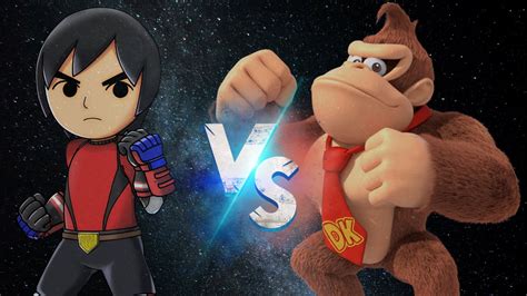 Mii Brawler VS Donkey Kong In 8 Player Smash YouTube