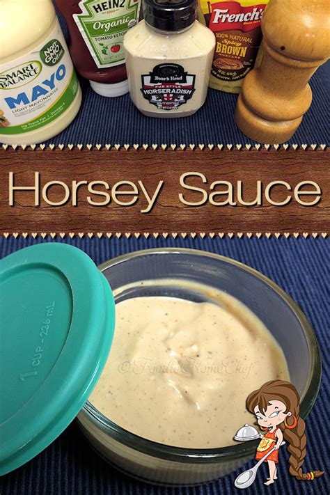 Horsey Sauce - Foodie Home Chef