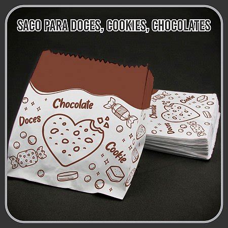 Saco Para Doces Cookies 500 Unidades Dalpack Embalagens