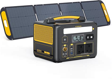 VTOMAN Jump 600X Portable Power Station With 220W Solar Panel 600W