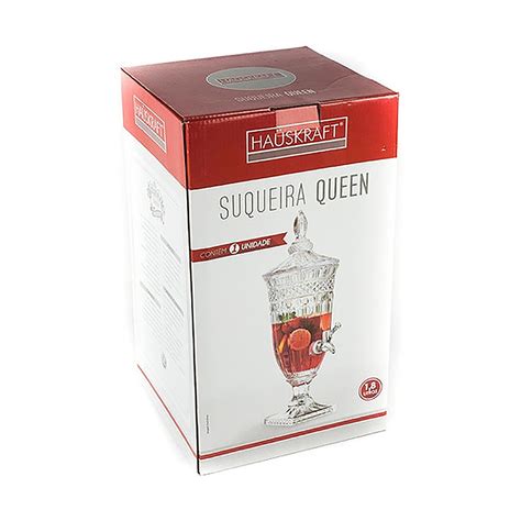 Suqueira Queen 1 8 Litros Cristal SUQQ 009 Hauskraft Dorémi Casa